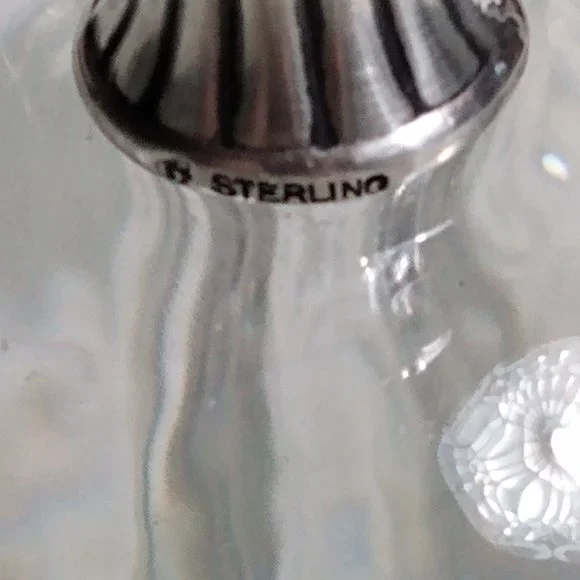 International Sterling Crystal Vanity Jar - Picture 3 of 14